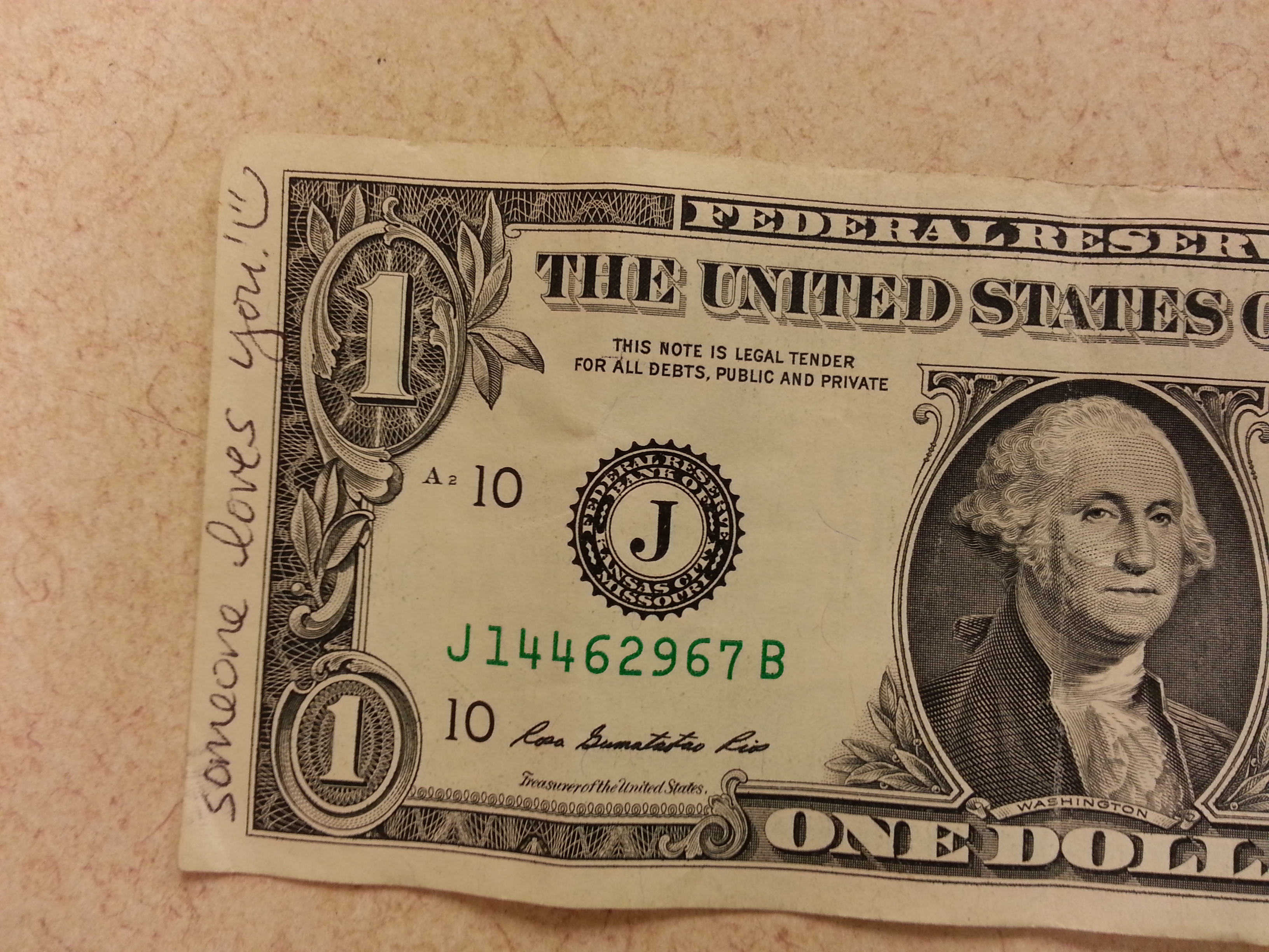 SOMEONE out there loves you. Probably.